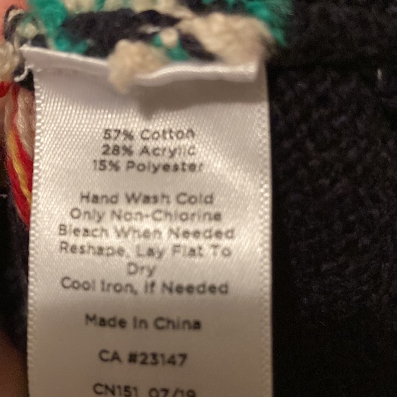 Talbots Women's Petite Fair Isle Cardigan NEW - Picture 6 of 6